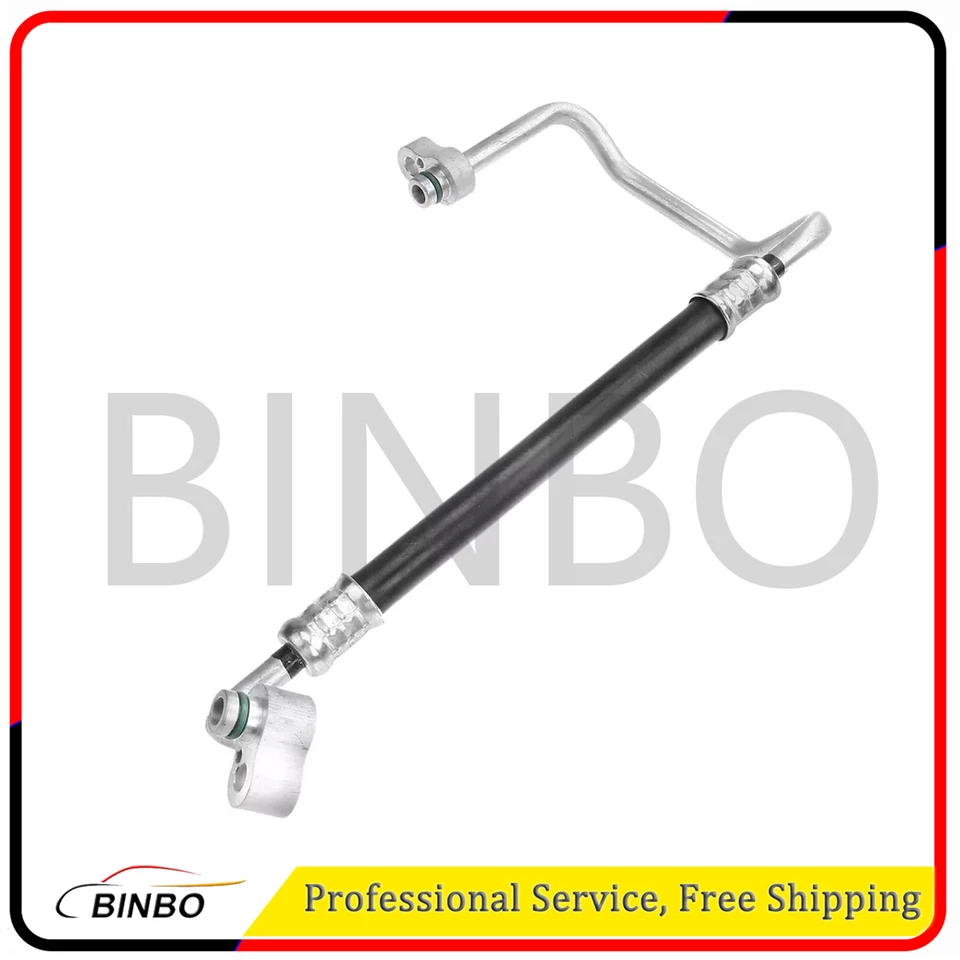 A/C Refrigerant Discharge Line Hose for BMW 525i 530i E60 2004 2005 64536910804 - Image 3 of 4