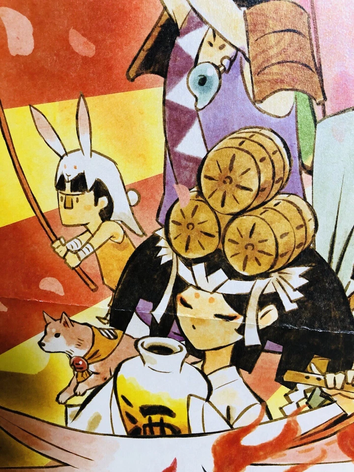 Okami Ōkami HD / Zettukei Ban : 2012 Capcom B2 size Benefits Poster (Fold:BN - Image 4 of 4