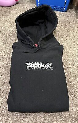 Supreme black bandana paisley box logo hoodie sweatshirt | eBay Supreme black bandana paisley box logo hoodie sweatshirt | eBay