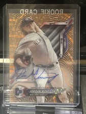 2018 Topps High Tek - Jordan Montgomery #HT-JM Orange 9/25 Autographs 