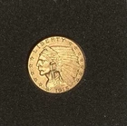 1915 $2 1/2 2.5 Gold Indian Head Coin EXTA NICE CONDITION