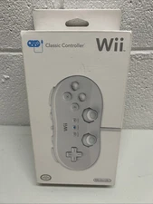 NEW Nintendo Wii Classic Controller White Original Sealed Box Unused Old School
