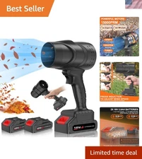 Portable Handheld Leaf Blower 15000RPM with Variable Speed and Turbo Technology