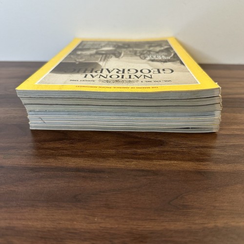 Vintage National Geographic magazines 1980s x 6 Magazines vintage bundle - Picture 5 of 17