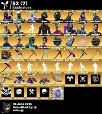 Stacked Cheap Og Fn ACC | 270 Skins
