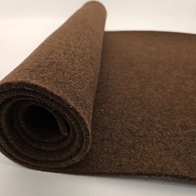 Tweed EXTRA 605 4mm Wollfilz dunkelbraun meliert Filz 4mm stark dunkelbraun