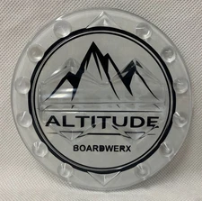 ALTITUDE BOARDWERX 5" CLEAR ROUND SNOWBOARD STOMP PAD *INCLUDES FREE STICKER