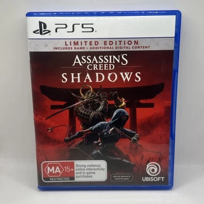 Assassins Creed Shadows ‘Limited Edition’ • PlayStation 5 PS5 Game (2025) AUS - Image 1 of 4