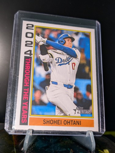 Shohei Ohtani #TTY-25 - 2024 Through The Years - 2025 Topps Heritage