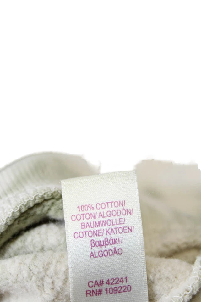 Sudadera pulóver de terciopelo para mujer de algodón tie dye cuello redondo verde talla XS Foto 4 de 4