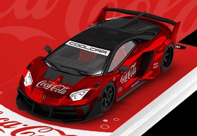 LAMBORGHINI GT Evo - Coca Cola  - red - Cool Car 1:64