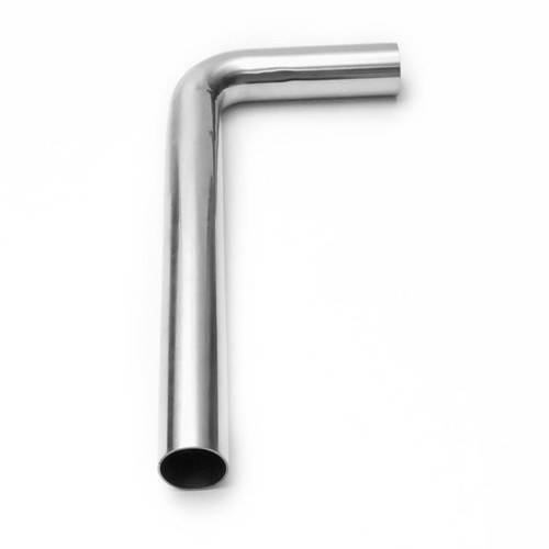 1.5" OD 90 Degree Bend Stainless Steel Mandrel Exhaust Pipe Replacement, Chrome - Bild 1 von 4