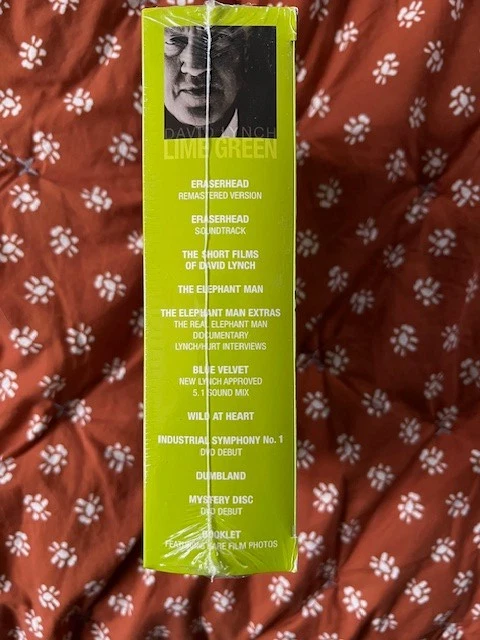 David Lynch LIME GREEN Box Set 10 Disc DVD Set Booklet - NEW! SEALED! RARE 2008 - Image 2 of 4
