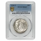 1946S Walking Liberty Half Dollar 50C PCGS MS 63