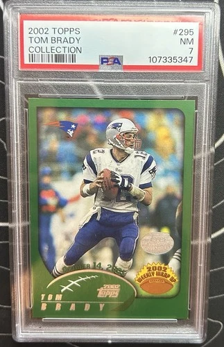 2002 Topps - 2002 Weekly Wrap Up Tom Brady Collection #295