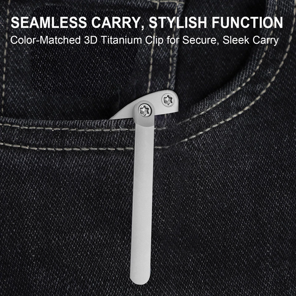 Kizer Quoll EDC 折叠口袋刀 S45VN 刀片钛手柄 Ki3733A2 — 第 4/4 张图片