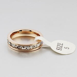 CZ-Steel-Titanium-Band-Wedding-Stainless-Silver-Gold-Men-Womens-Ring-Sz3-10