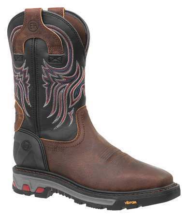 JUSTIN ORIGINAL WORKBOOTS WK2104- 115 D Western Boot,D,11 1/2,Brown,PR 52EF42 - Bild 2 von 2