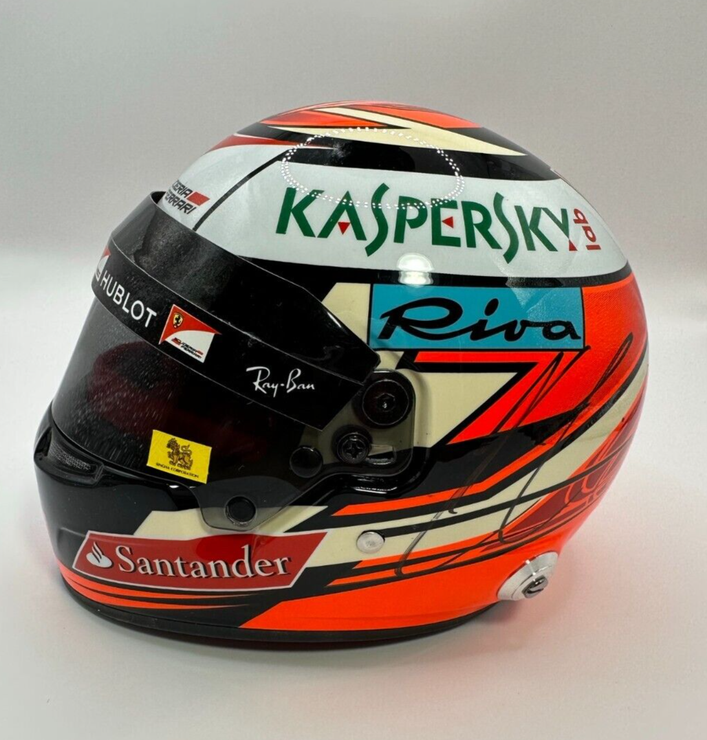 ライコネン 2017 1/2 ヘルメット F1 フェラーリ raikkonen 希少】キミ