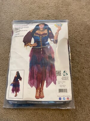 Yandy Plus Dreamgirl Gypsy Costume Halloween Cosplay Role Play 2XL  Forplay New