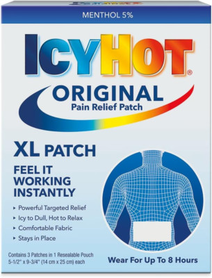 Original XL Pain Relief Patch (3 Count) for Back and Large Areas