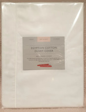 John Lewis 100% Egyptian Cotton 400 Thread SINGLE Duvet Cover in White