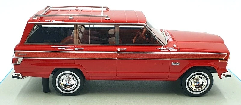 LS Collectibles 1/18 Scale Resin LS037H - 1979 Jeep Grand Wagoneer - Red - Image 4 of 4