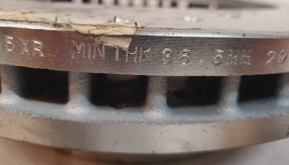 Power Stop Disc Brake Rotor-Cross-Drilled Slotted AR8655XR | THR 36.5MM | 29818L - Image 3 of 4