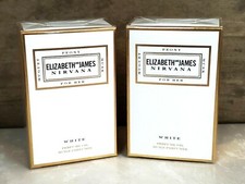 2X Elizabeth  James  Nirvana White  0.47 oz perfume oil NEW SEALED    M15