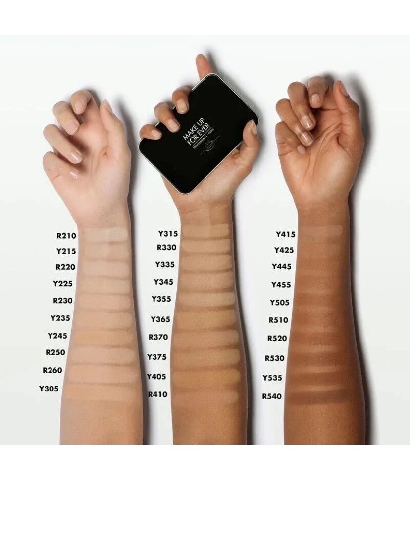 Make Up For Ever Matte Velvet Skin Blurring Powder Foundation R540 Dark Brown