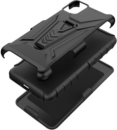 For Samsung Galaxy A14 5G Belt Clip Holster with Kickstand, Hybrid Case Cover - Picture 7 of 45