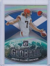 2021 DONRUSS OPTIC JAMIE GILLAN #GB-11 GLOBALL SILVER PRIZM CLEVELAND BROWNS SSP