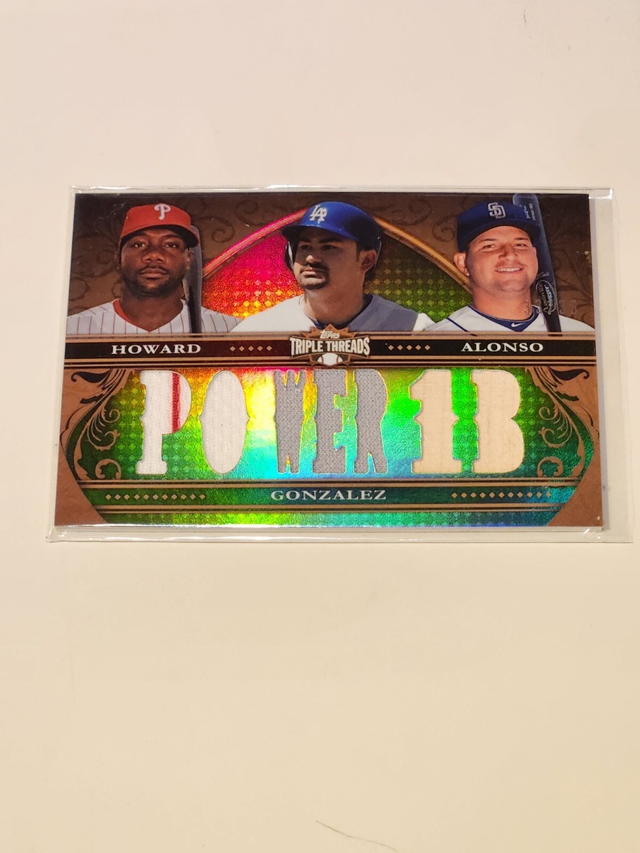 ゲームセンター・ゲームカード 13 topps triple threads relic autographs 2013 Topps Triple Threads Relic Combos /36 Ryan Howard