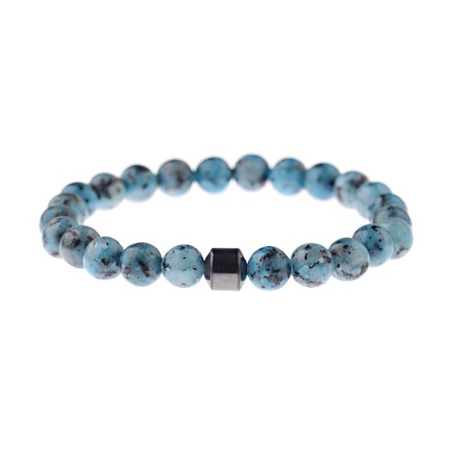 Hematite Tiger Eye Stone Beads Bracelet Handmade Elastic Bracelets for Men Women - Picture 25 of 35
