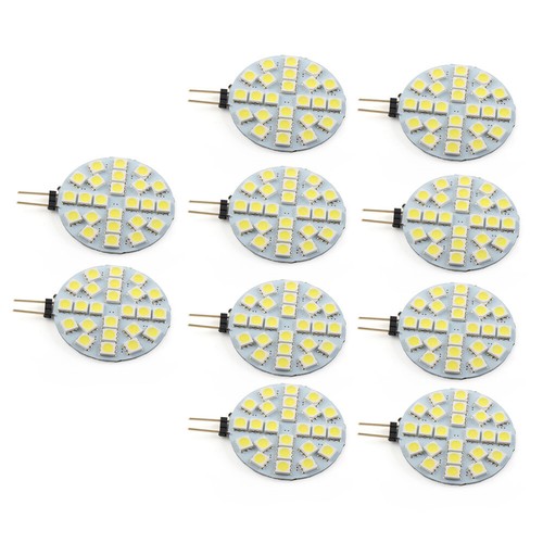 DC12V G4 Presa 24 LED 5050 SMD Luce LED Lampadina Tonda per Auto Camion Paesaggistica - Foto 8 di 15