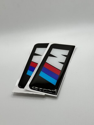 3D Gel BMW M-Sport Number Plate Side Badges Stickers