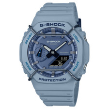 Orologio Uomo Casio G-Shock GA-2100PT-2A Quadrante Blu Blu con Cassa in Carbonio Paraurti