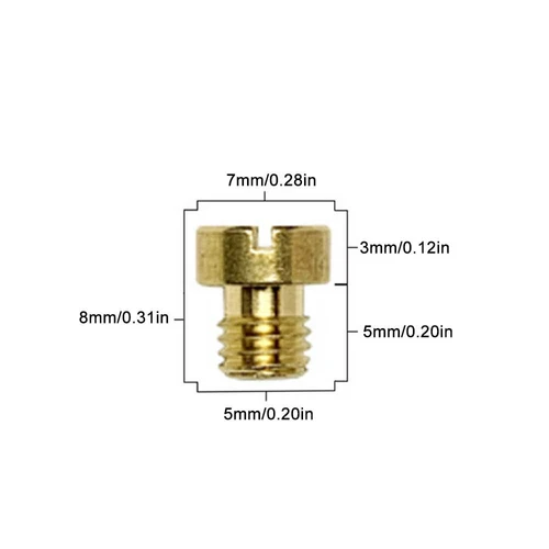25Pcs Main Jet Set 55-115 M5 5mm For Dellorto PHBG VHBT Carburetor Vergasers AU - Picture 2 of 11