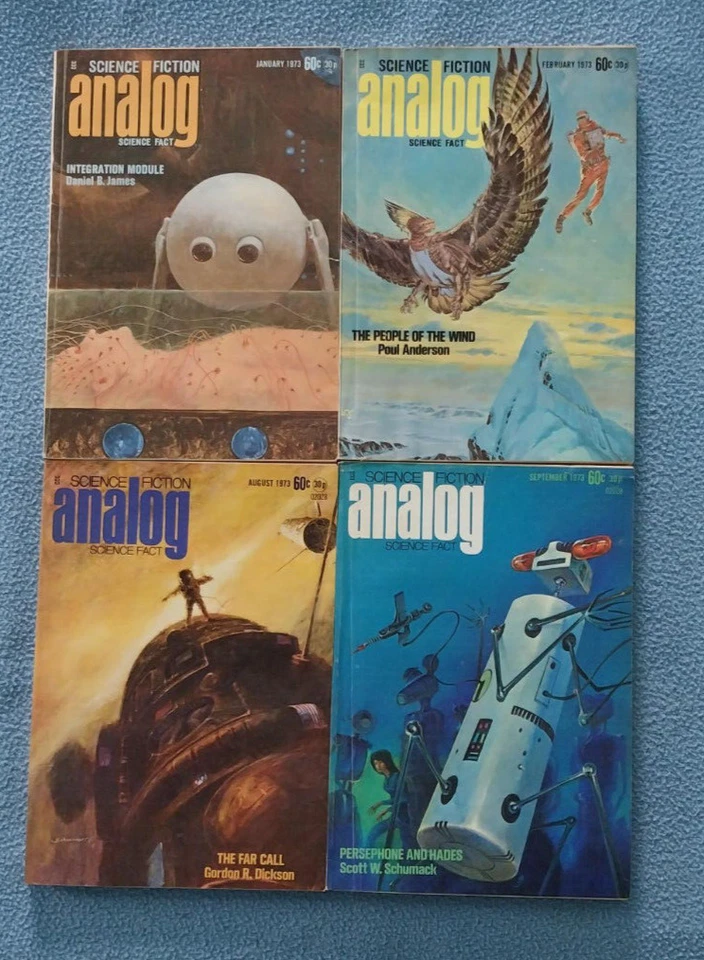 Lot of 12 1972&'73 Analog Magazine Science Fact & Fiction George RR Martin Simak - Image 2 of 4