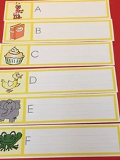 Montessori style - Pre-Reading TRACING ALPHABETS WIPE WRITER Laminated  set