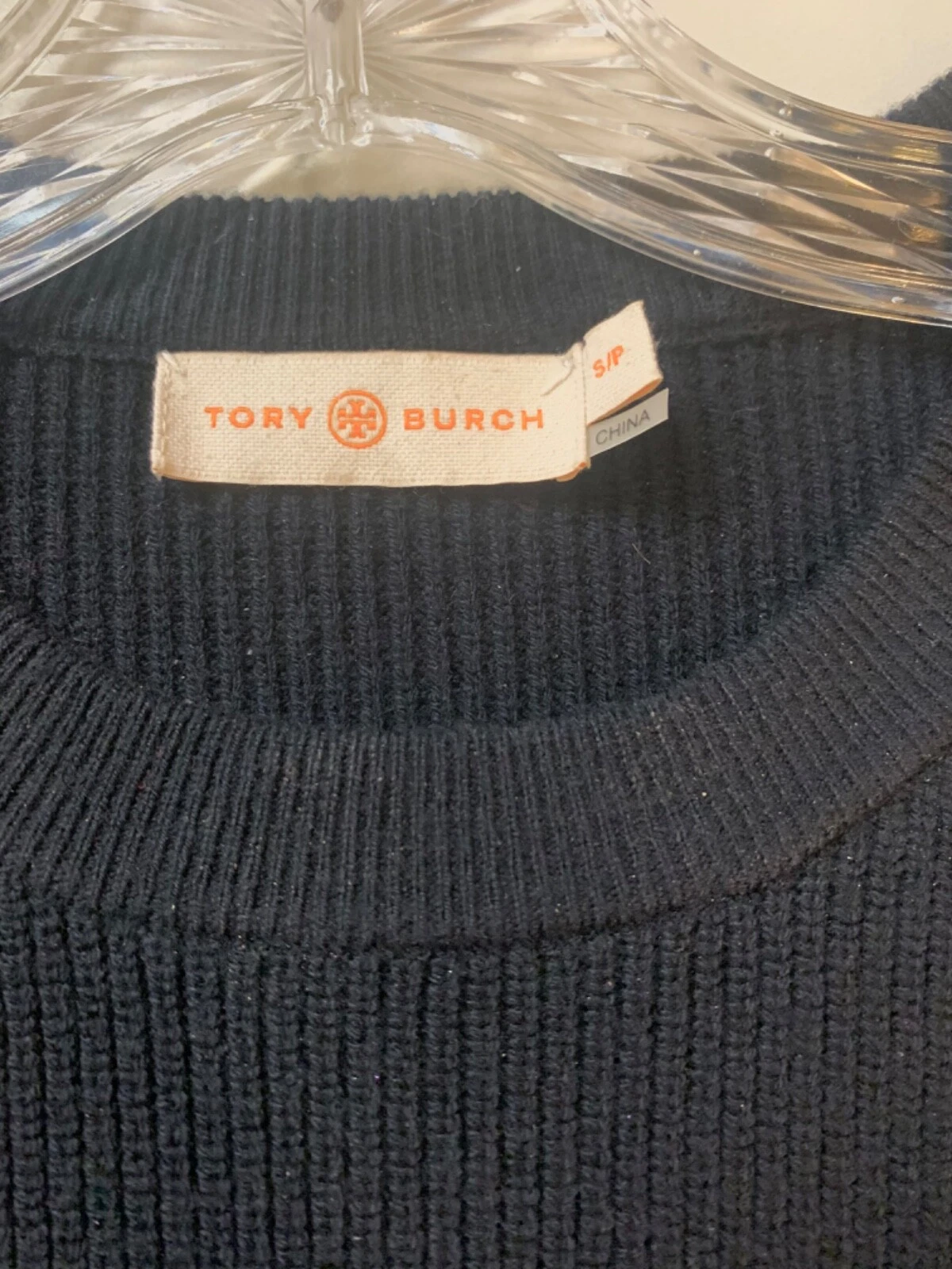 Tory Burch Abito maglione blu scuro S