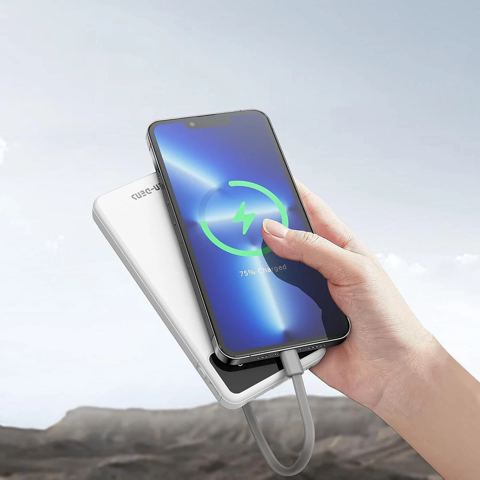 Ven-Dens 10000mAh 3-in-1 Power Bank with Built-in Cables | 1 YEAR WARRANTY - Image 3 of 4