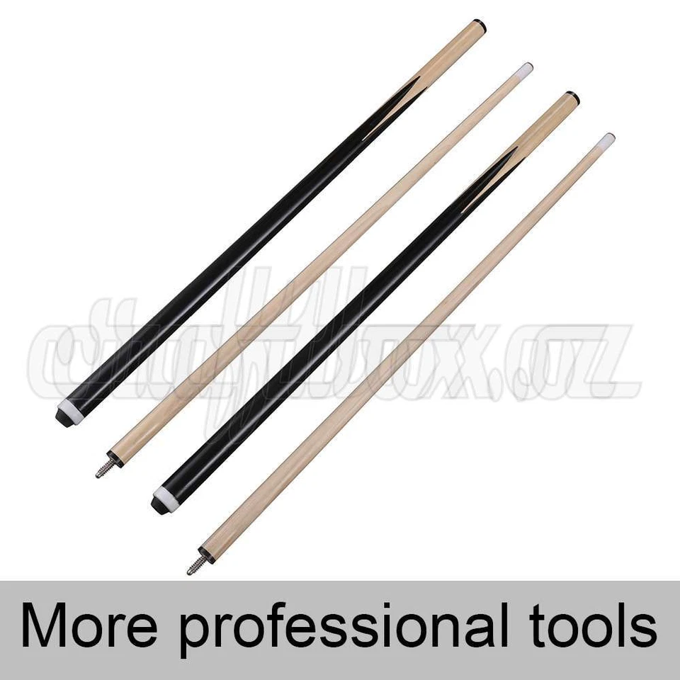 4 PACK 57" Wood Pool Cues Snookers Billiard Sticks Two-Piece Cue With 13mm Tip - image 4 of 4