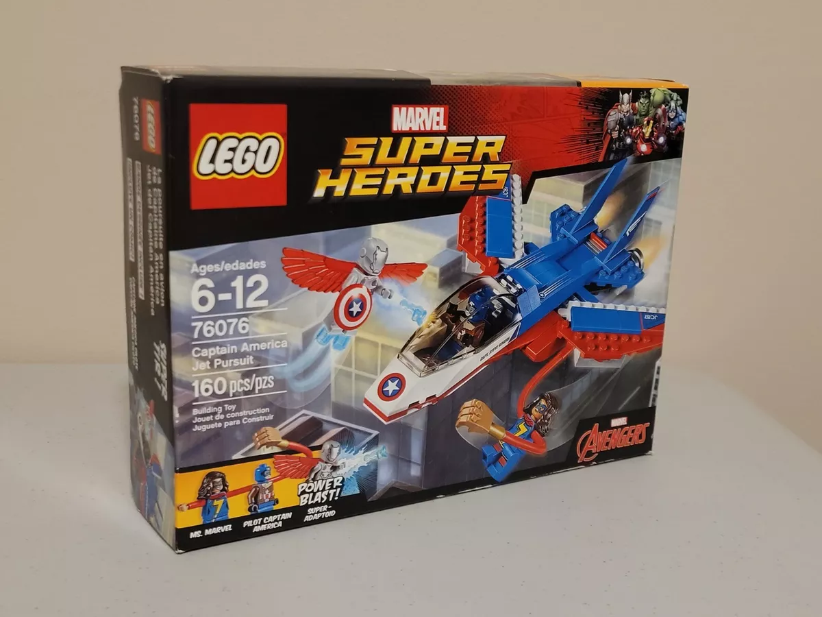 LEGO Marvel Set 76076 Captain America Jet Pursuit MINT SEALED eBay