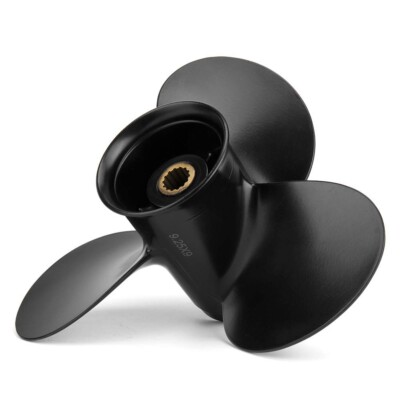 9.25 x 9 Prop Boat Propeller 14 Spline Fit Mercury 9.9-20 HP, 48-897750A11, RH