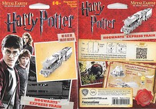 Fascinaciones Metal Tierra Harry Potter Hogwarts Express Tren 3D Acero Modelo Kit