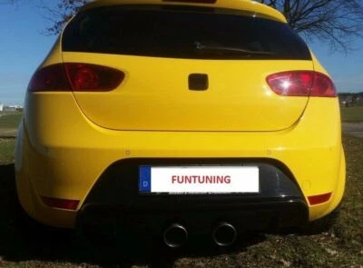 ULTER SPORT Silenciador de escape deportivo Seat Leon 1P 2005-2012 tubos de escape 100 mm ABE