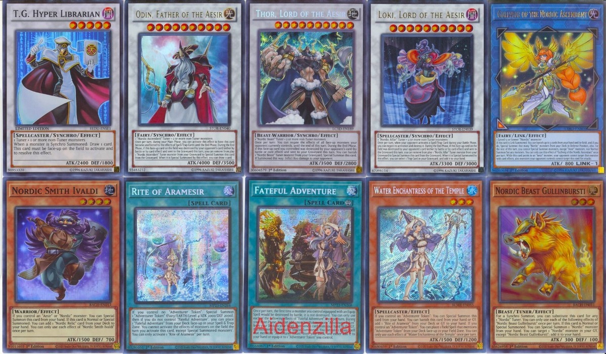 yugioh nordic god deck Amazon.com: Complete Custom Deck for Yu-Gi-Oh! 5D's main image 0