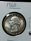 1960 (P) Washington 1/4  25 C - BU  Toned From Book  F/36