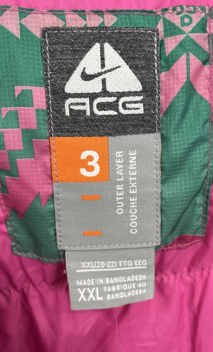 2008 NWT Nike ACG X Pendleton 800 Down Puffer Coat Pink 2008 NWT Nike ACG X Pendleton 800 Down Puffer Coat Pink